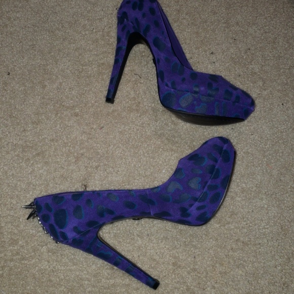 Rachel Roy suede platform stilettos NWT - Picture 6 of 8